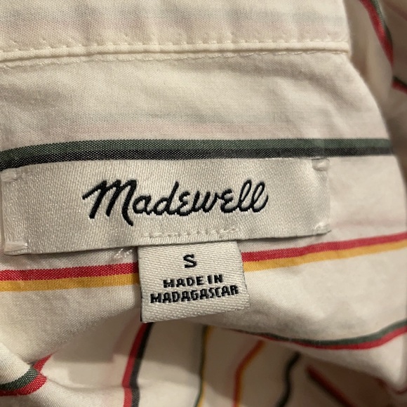 Madewell Central Shirt in Sadie Stripe - Picture 6 of 13